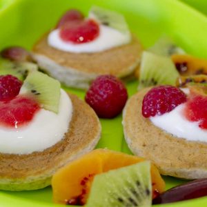 Healthy Pikelets | GF, DF, EF, Vegan 4 Vegan Pancakes3